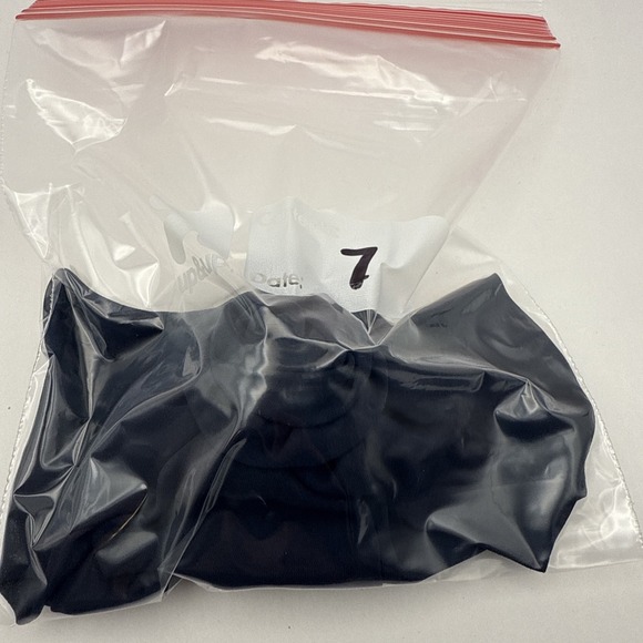 Vintage Hair Bow Clip Navy Blue Rosette Bow Cottagecore Dreamy Romantic NOS - Picture 6 of 6